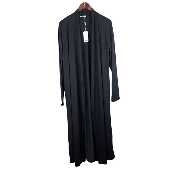 Coofandy | Men's Black Lightweight Duster, M NWT - Picture 3 of 13